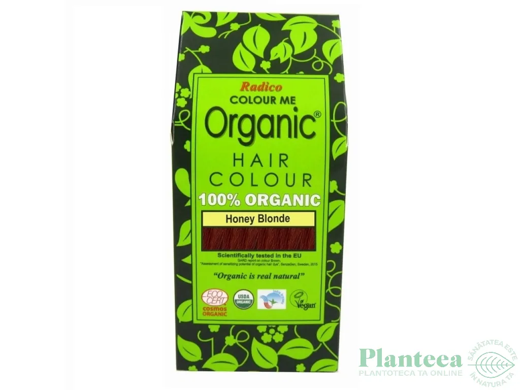 Vopsea par plante blond miere eco 100g - RADICO
