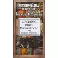 Condiment mustar negru boabe eco 50g - ESSENTIAL ORGANIC