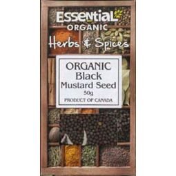 Condiment mustar negru boabe eco 50g - ESSENTIAL ORGANIC