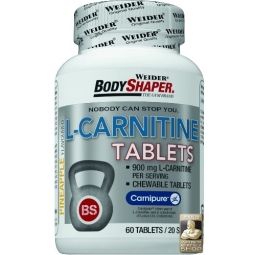 L carnitina 500mg 60cp - BODY SHAPER