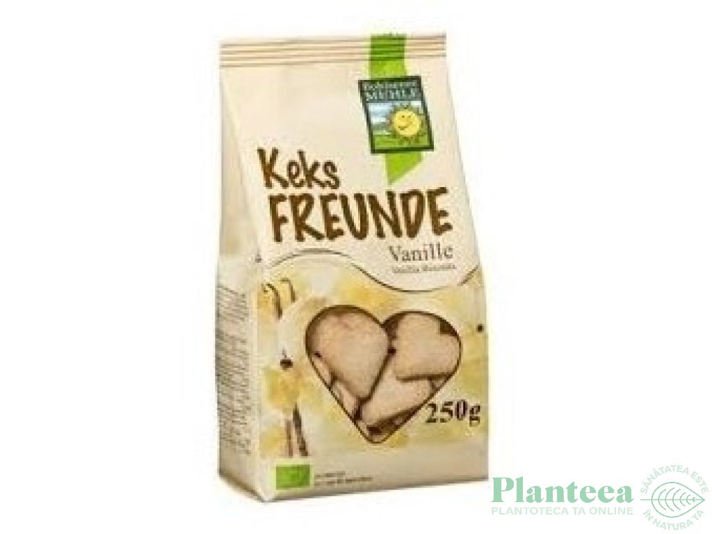 Biscuiti inimioare vanilie eco 250g - BOHLSENER MUHLE