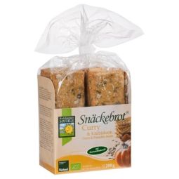 Crackers seminte dovleac curry eco 200g - BOHLSENER MUHLE