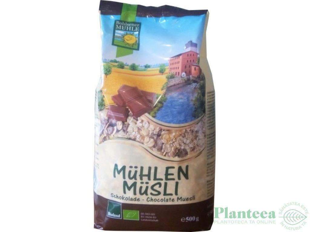 Musli ciocolata eco {pg}500g - BOHLSENER MUHLE