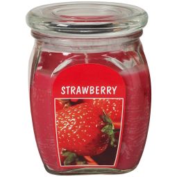 Lumanare parfumata borcan cu capac 60h capsuni 630g - BOLSIUS