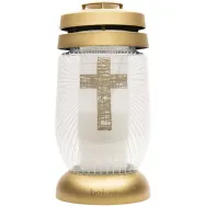Candela sticla 36h model cruce 540g - BOLSIUS