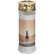 Candela plastic capac metalic 7zile model far 609g - BOLSIUS