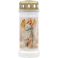 Candela plastic alba model inger capac metalic 70h 240g - BOLSIUS