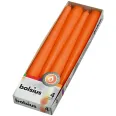 Lumanari conice 245x75mm 7,5h portocaliu 4b - BOLSIUS
