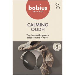 Lumanari pastila parfumate 4h lemn de oud True Scents 6b - BOLSIUS