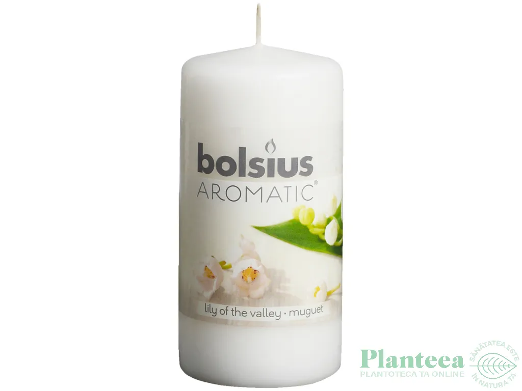 Lumanare parfumata stalp 33h lacramioare 260g - BOLSIUS