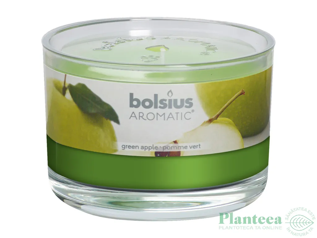 Lumanare parfumata pahar cu capac 26h mar 370g - BOLSIUS