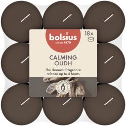 Lumanari pastila parfumate 4h lemn oud True Scents 18b - BOLSIUS