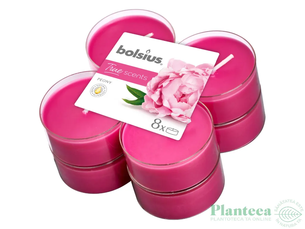 Lumanari pastila parfumate 8h maxi bujor True Scents 8b - BOLSIUS