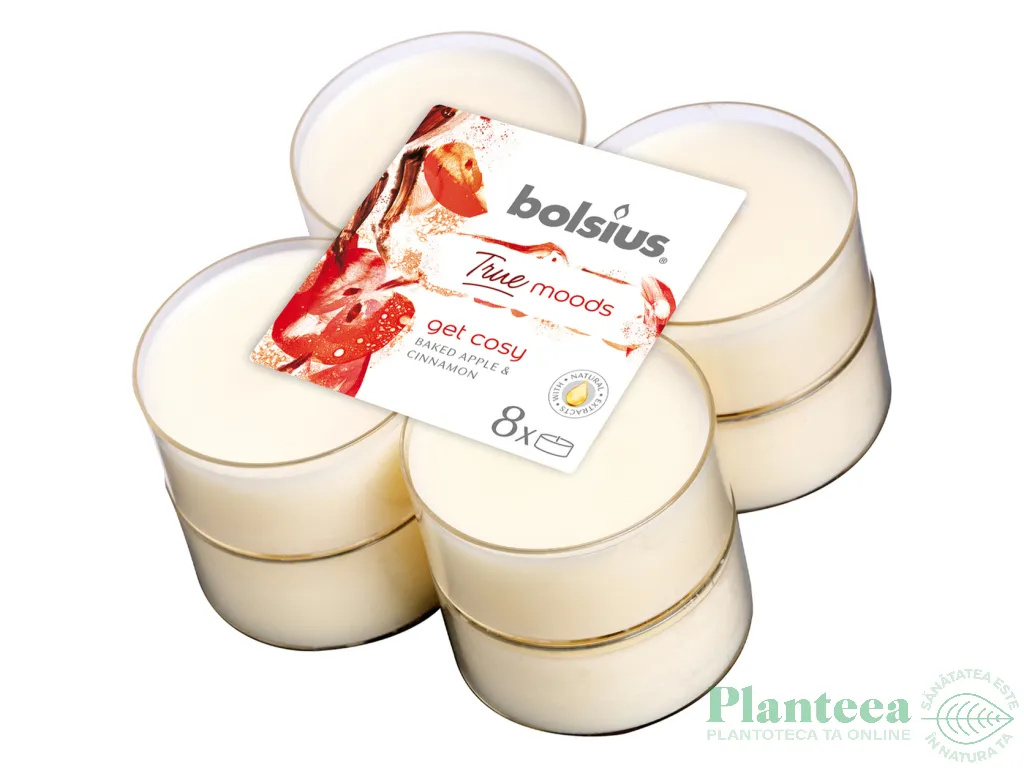 Lumanari pastila parfumate 8h maxi get cosy mar copt scortisoara True moods 8b - BOLSIUS