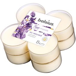 Lumanari pastila parfumate 8h maxi so relaxed lavanda musetel True moods 8b - BOLSIUS