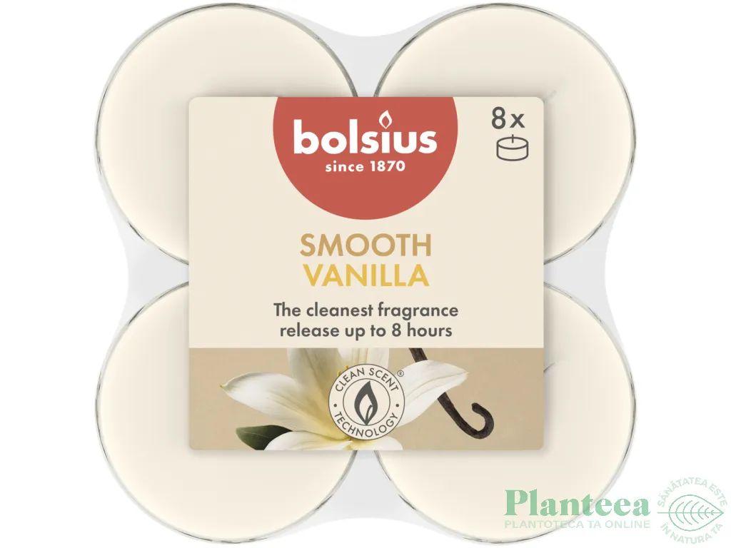 Lumanari pastila parfumate 8h maxi vanilie True Scents 8b - BOLSIUS