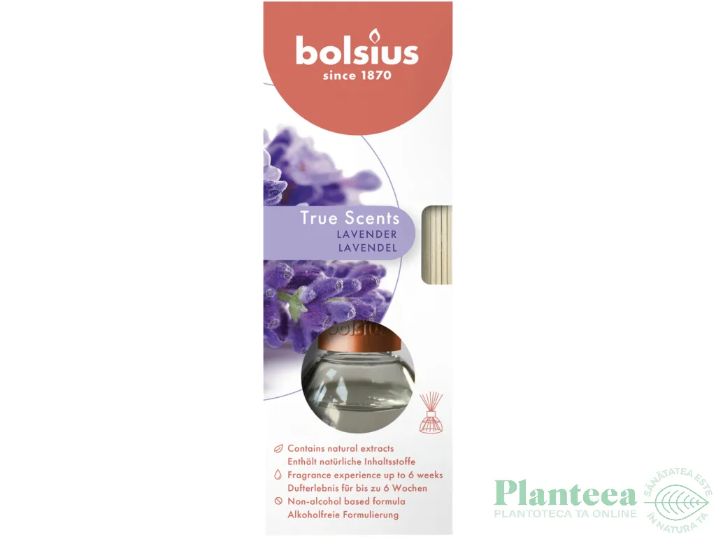 Odorizant difuzor bete casa lavanda True Scents 45ml - BOLSIUS