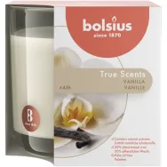 Lumanare parfumata pahar 43h vanilie True Scents 660g - BOLSIUS