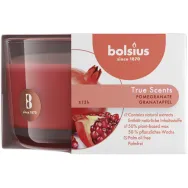 Lumanare parfumata pahar 14h rodie True Scents 300g - BOLSIUS