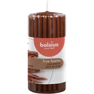 Lumanare parfumata stalp 33h lemn oud True Scents 260g - BOLSIUS