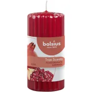 Lumanare parfumata stalp 33h rodie True Scents 260g - BOLSIUS