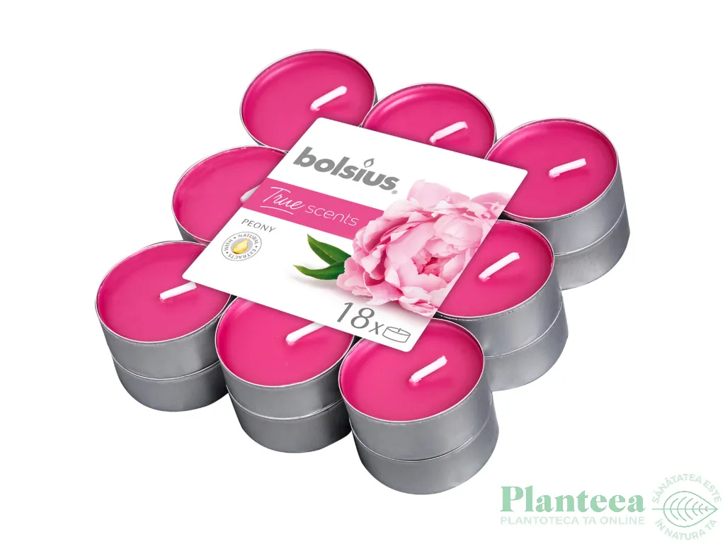 Lumanari pastila parfumate 4h bujor True Scents 18b - BOLSIUS