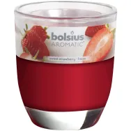Lumanare parfumata pahar 23h capsuni 290g - BOLSIUS