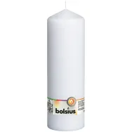 Lumanare ornamentala stalp 118h alb 1080g - BOLSIUS