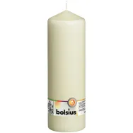 Lumanare ornamentala stalp 118h crem ivoire 1080g - BOLSIUS