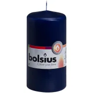 Lumanare ornamentala stalp 33h albastru 260g - BOLSIUS