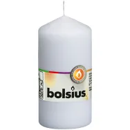 Lumanare ornamentala stalp 33h alb 260g - BOLSIUS