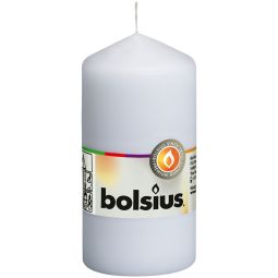 Lumanare ornamentala stalp 33h alb 260g - BOLSIUS