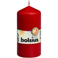 Lumanare ornamentala stalp 33h rosu 260g - BOLSIUS