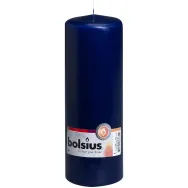 Lumanare ornamentala stalp 84h albastru 640g - BOLSIUS