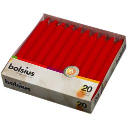 Lumanari ornamentale cilindrice 6h rosu 20b - BOLSIUS