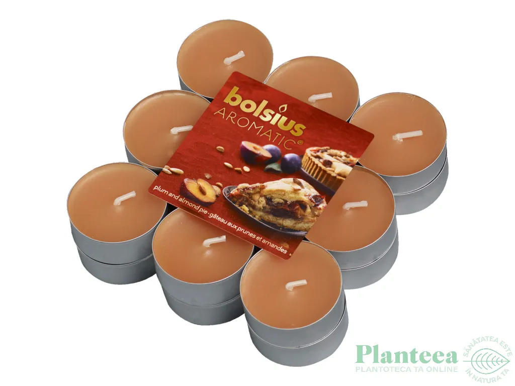Lumanari pastila parfumate 4h prajitura prune migdale 18b - BOLSIUS