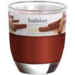 Lumanare parfumata pahar 23h scortisoara 290g - BOLSIUS