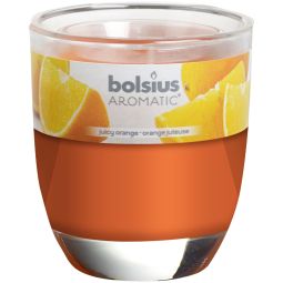 Lumanare parfumata pahar 23h orange 290g - BOLSIUS