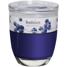 Lumanare parfumata pahar maxi 55h coacaze 370g - BOLSIUS