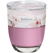 Lumanare parfumata pahar maxi 55h magnolie 370g - BOLSIUS