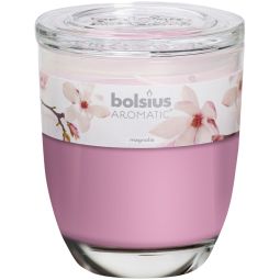 Lumanare parfumata pahar maxi 55h magnolie 370g - BOLSIUS