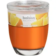 Lumanare parfumata pahar maxi 55h portocala 370g - BOLSIUS