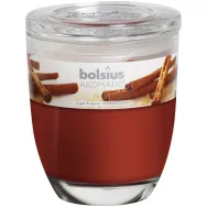Lumanare parfumata pahar maxi 55h scortisoara 370g - BOLSIUS