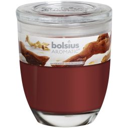Lumanare parfumata pahar maxi 55h santal 370g - BOLSIUS