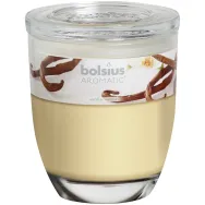Lumanare parfumata pahar maxi 55h vanilie 370g - BOLSIUS