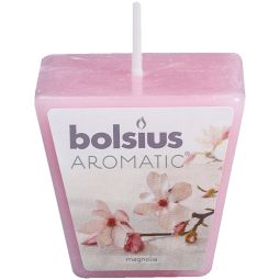 Lumanare parfumata piramida 14h magnolie 80g - BOLSIUS