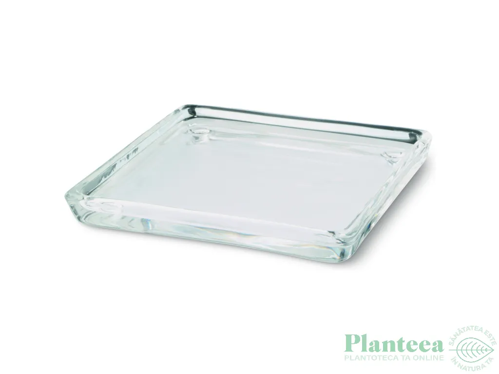 Suport sticla farfurie patrata lumanari stalp 100mm - BOLSIUS