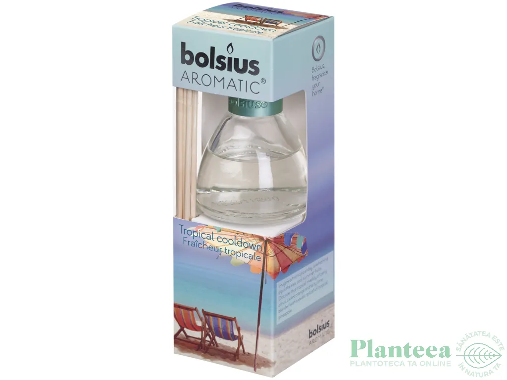 Difuzor bete odorizante casa tropical cooldown 45ml - BOLSIUS