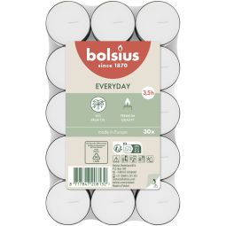 Lumanari pastila neparfumate 3,5h everyday 30b - BOLSIUS