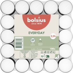 Lumanari pastila neparfumate 3,5h everyday 100b - BOLSIUS